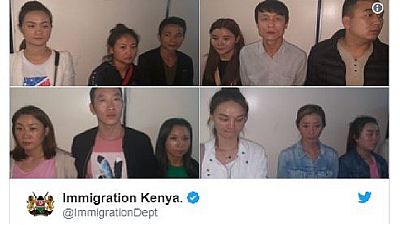 Kenya busts, deports 12 Chinese involved in prostitution