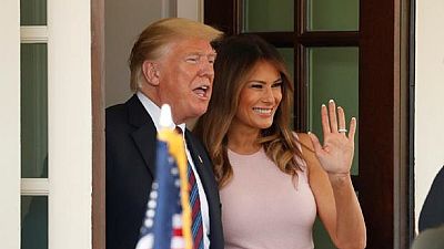 Africa and Melania loving each other beautifully - Trump