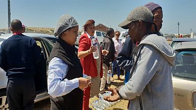 Afrique du Sud : la mairie du Cap solidaire avec des victimes d'un incendie