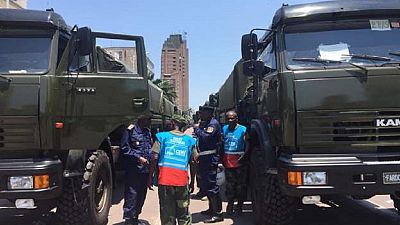 DRC govt supplies poll logistics: lorries, planes and helicopters
