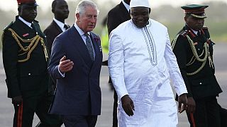 Prince Charles arrived in Gambia for a West African tour [No Comment]