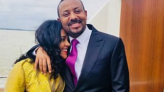 Photos: Ethiopia PM cheered for publicly showing affection to first lady