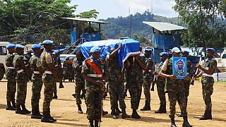 RDC : hommages aux casques bleus tués mercredi à Béni