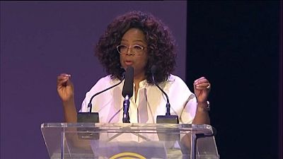 Oprah, Beyonce in South Africa for Mandela 100 concert