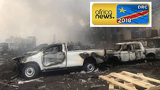 Fire guts key election warehouse in DRC capital, Kinshasa