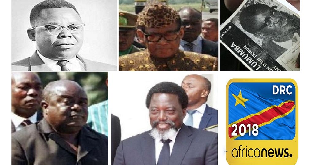 Photos : les leaders de la RDC de 1960-2018 Lumumba, Mobutu, Kabila | Africanews
