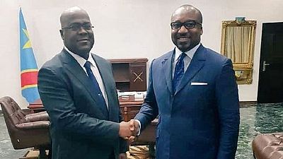 RDC : Christel Sassou Nguesso en visite chez Félix Tshisekedi