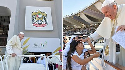 Photos: Pope in UAE, inter-faith meeting, historic mass in Arabian peninsula