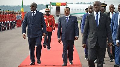 Congo-Brazzaville : Tshisekedi accueilli à l'aéroport par Sassou Nguesso et tout son gouvernement