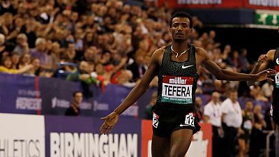 Athlétisme : l'Ethiopien Samuel Tefera bat le record du monde du 1500 m en salle