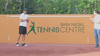 Tennis player Rafael Nadal opens tennis academy in Mexico