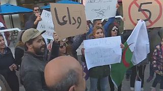Algerians in Tunis back anti-Bouteflika protests