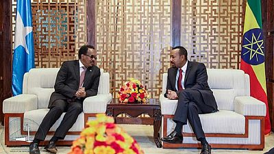 Somali president in Addis Ababa for talks with Ethiopia PM