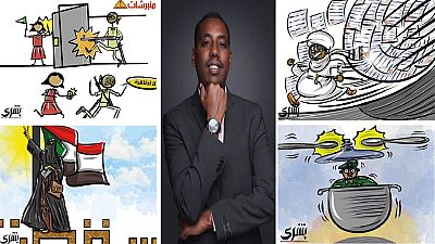 Sudanese cartoonist proud of 'amateur' online role in uprising