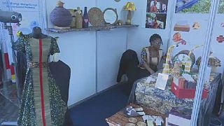 Nigerian entrepreneur makes handcrafts from water hyacinth
