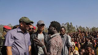 Ethiopia PM visits displaced Gedeo community, Tigray region sends aid
