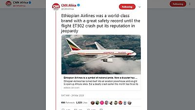 Twitter users school CNN over Ethiopian's safety record, reputation