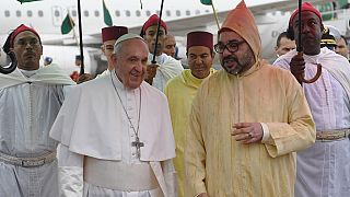 Au Maroc, le pape défend la "liberté de conscience" et appelle les croyants à "vivre en frères"