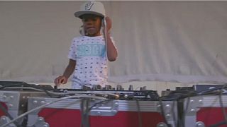 Six year old dj thrills Johannesburg crowd
