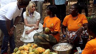 En Côte d'Ivoire, Ivanka Trump se fait le porte-voix des femmes du secteur du cacao