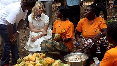 Ivanka Trump in Ivory Coast: Meets VP, visits cocoa farm