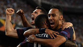 Aubameyang hat trick helps Arsenal qualify for Europa League final