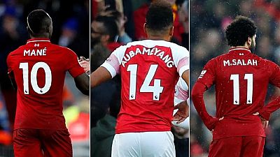 Salah, Mane and Aubameyang share Premier League Golden Boot