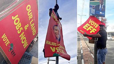 South Africa's EFF post-poll campaign: Removing all posters