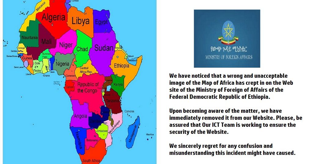 Backlash As Ethiopian Map Of Africa Wipes Off Somalia Merges Congos Africanews