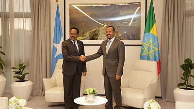 Ethiopia PM - Somali president confer in Addis Ababa