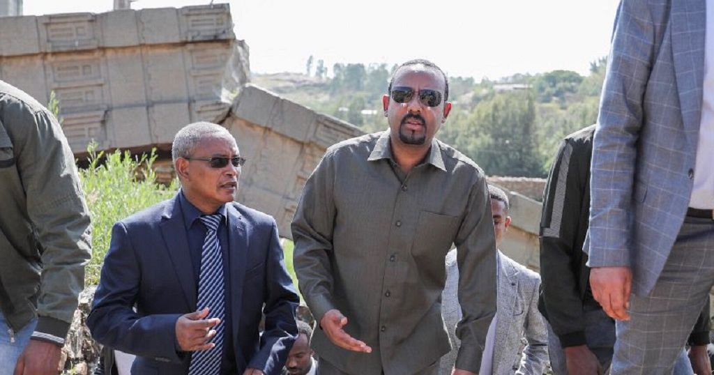 Ethiopia PM in Tigray region, joins efforts to save Axum obelisk