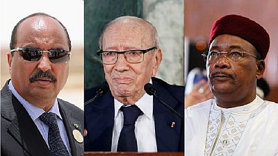 Whiles others sit-tight: Niger, Mauritania, Tunisia presidents bowing out