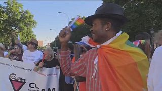Cameroonian gay man enjoys first pride in Madrid