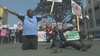 Kenya police tear gas protesters demanding closure of energy company