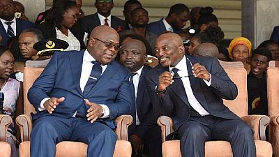 DRC president agrees to split key cabinet posts with Kabila's coalition