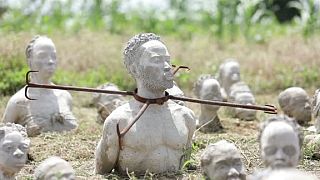 Ghana's sea of sculpted slave heads commemorate slave trade, 400 years on