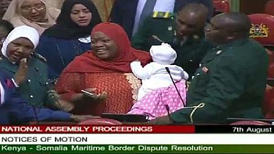 Kenyan MP ejected from parliament for attending with baby