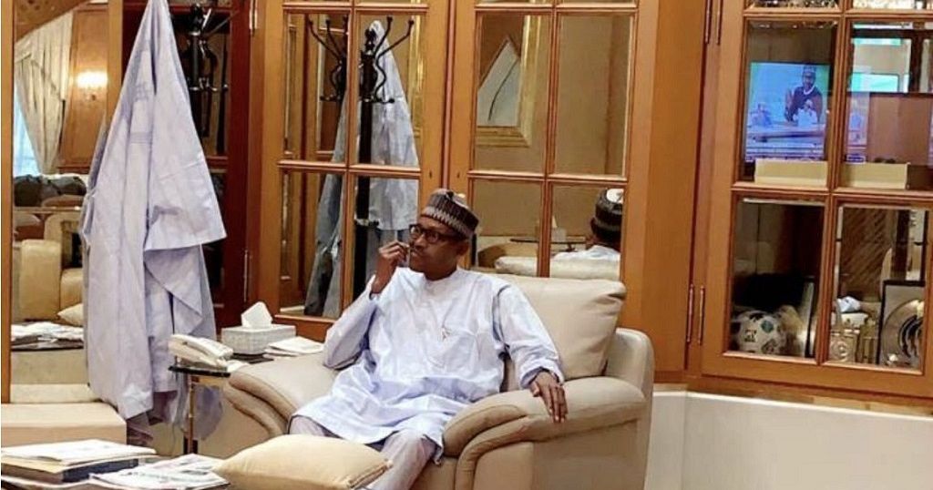 Image result for buhari with toothpick