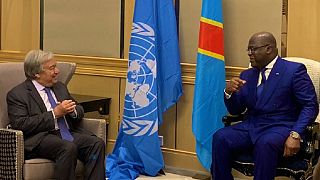 U.N. chief meets DRC president: Ebola, MONUSCO top agenda