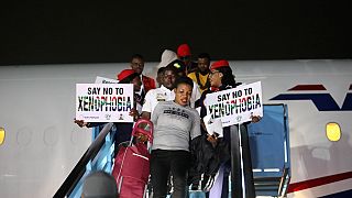 Près de 200 Nigérians rapatriés d'Afrique du Sud ont atterri à Lagos