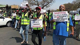Afrique du Sud : des taximen manifestent contre les attaques xénophobes