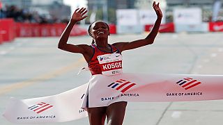 Kenyan Brigid Kosgei breaks women's marathon record set 16 years ago