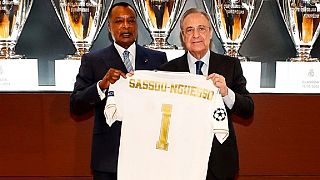 Espagne : le président Sassou Nguesso dans l'antre du Real Madrid