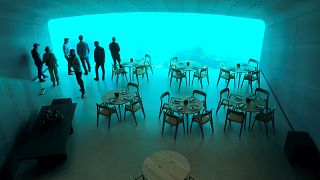 Premier restaurant "sous-marin" d'Europe ouvert en Norvège.