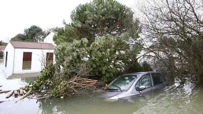 Case inundate dopo la tempesta Xynthia a La Faute-sur-Mer