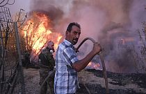 Incendio en Grecia. 