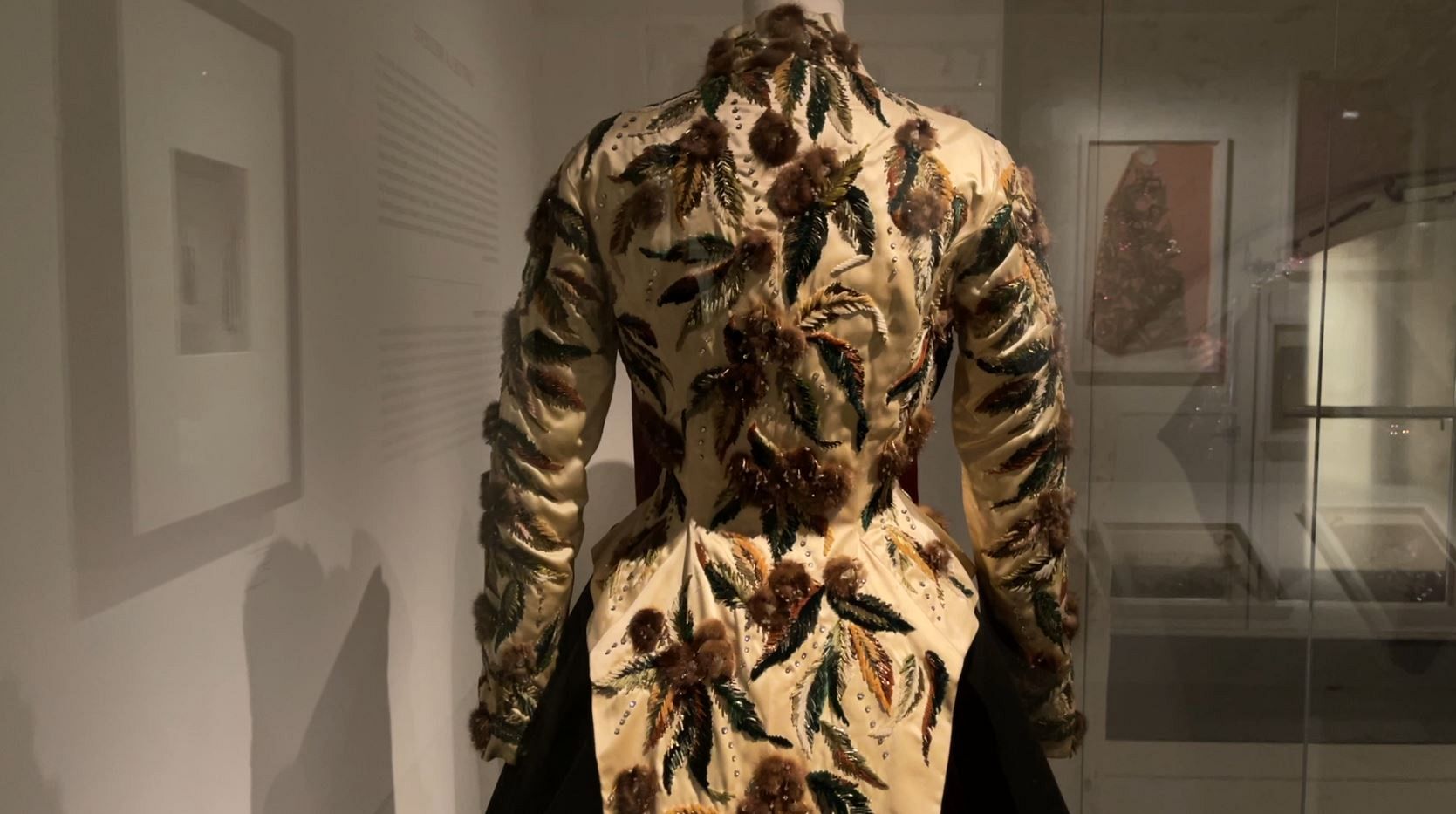 The embroidery in this jacket is attributed to Hubert de Givenchy