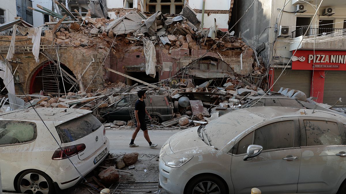 ФОТО: Последствия взрыва в Бейруте