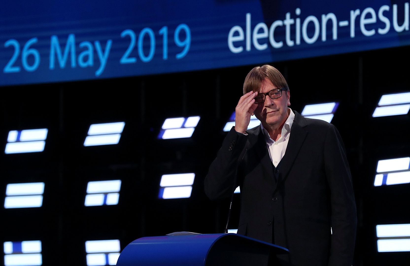 Guy Verhofstadt, president of ALDE, Brussels, Belgium.