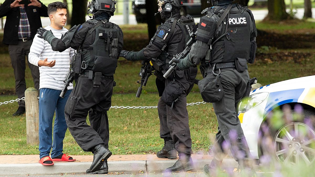 Armed Offenders Squad following the Christchurch shooting 